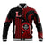 Personalised Hawaii Lahainaluna High School Baseball Jacket Polynesian Kakau Pattern LT14 Unisex Red - Polynesian Pride