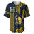 Hawaii Hilo High School Baseball Jersey Vikings Polynesian Kakau Pattern LT14 Gold - Polynesian Pride