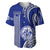 Hawaii Waiakea High School Baseball Jersey Polynesian Kakau Pattern LT14 Blue - Polynesian Pride