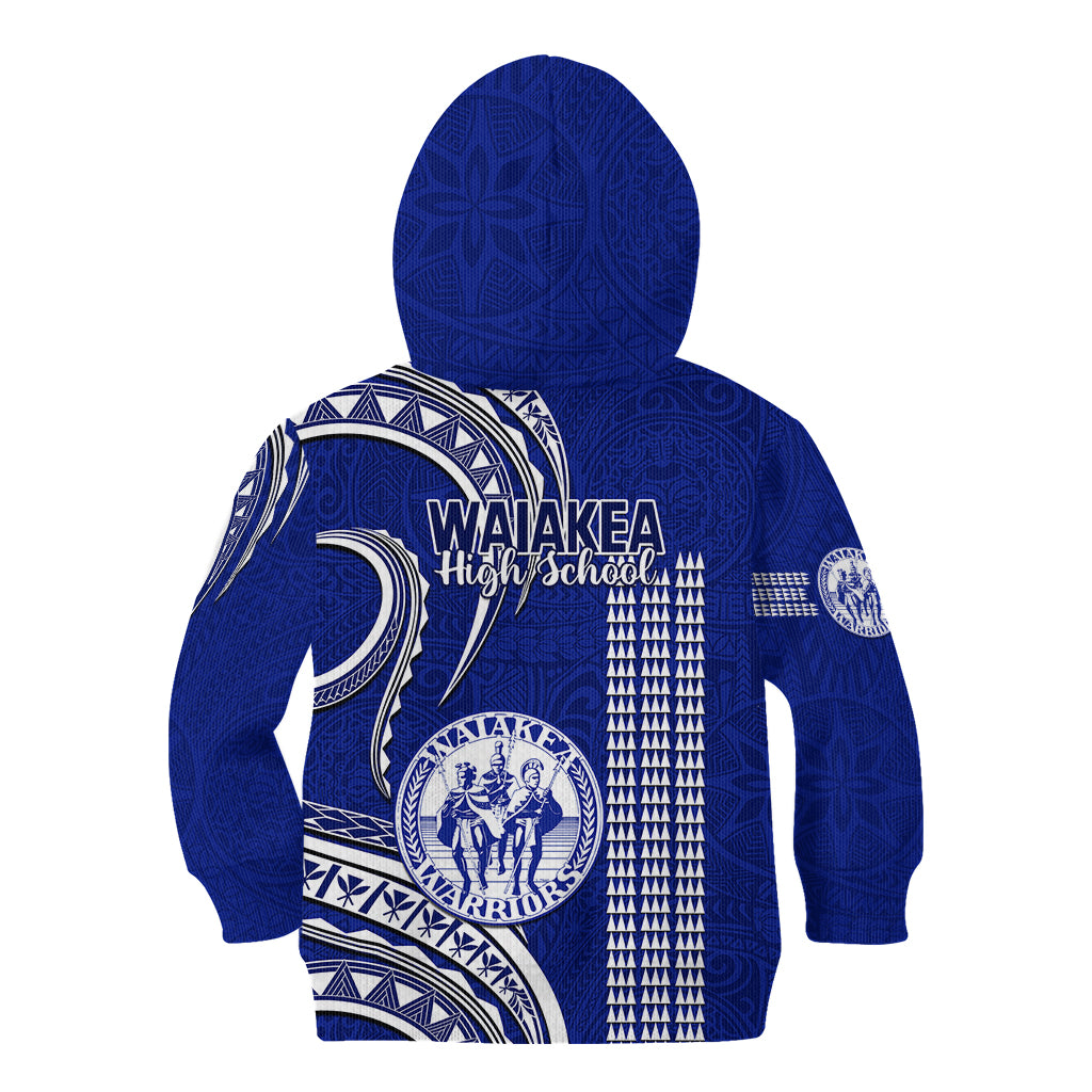 Hawaii Waiakea High School Kid Hoodie Polynesian Kakau Pattern LT14 - Polynesian Pride
