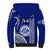 Personalised Hawaii Waiakea High School Sherpa Hoodie Polynesian Kakau Pattern LT14 - Polynesian Pride