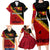 Papua New Guinea Family Matching Long Sleeve Bodycon Dress and Hawaiian Shirt Independen Stet bilong Papua Niugini Unique Version LT14 - Polynesian Pride