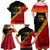 Papua New Guinea Family Matching Off Shoulder Maxi Dress and Hawaiian Shirt Independen Stet bilong Papua Niugini Unique Version LT14 - Polynesian Pride