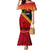 Papua New Guinea Mermaid Dress Independen Stet bilong Papua Niugini Unique Version LT14 Women Red - Polynesian Pride