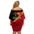 Papua New Guinea Off Shoulder Short Dress Independen Stet bilong Papua Niugini Unique Version LT14 - Polynesian Pride