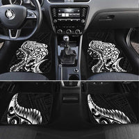 New Zealand Eel Car Mats Tuna Aotearoa Maori Patten - Black LT14 Set 4pcs Black - Polynesian Pride