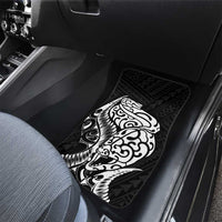 New Zealand Eel Car Mats Tuna Aotearoa Maori Patten - Black LT14 - Polynesian Pride