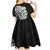 New Zealand Eel Kid Short Sleeve Dress Tuna Aotearoa Maori Patten - Black