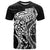 New Zealand Eel T Shirt Tuna Aotearoa Maori Patten - Black