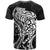 New Zealand Eel T Shirt Tuna Aotearoa Maori Patten - Black