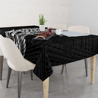 New Zealand Eel Tablecloth Tuna Aotearoa Maori Patten - Black LT14 - Polynesian Pride