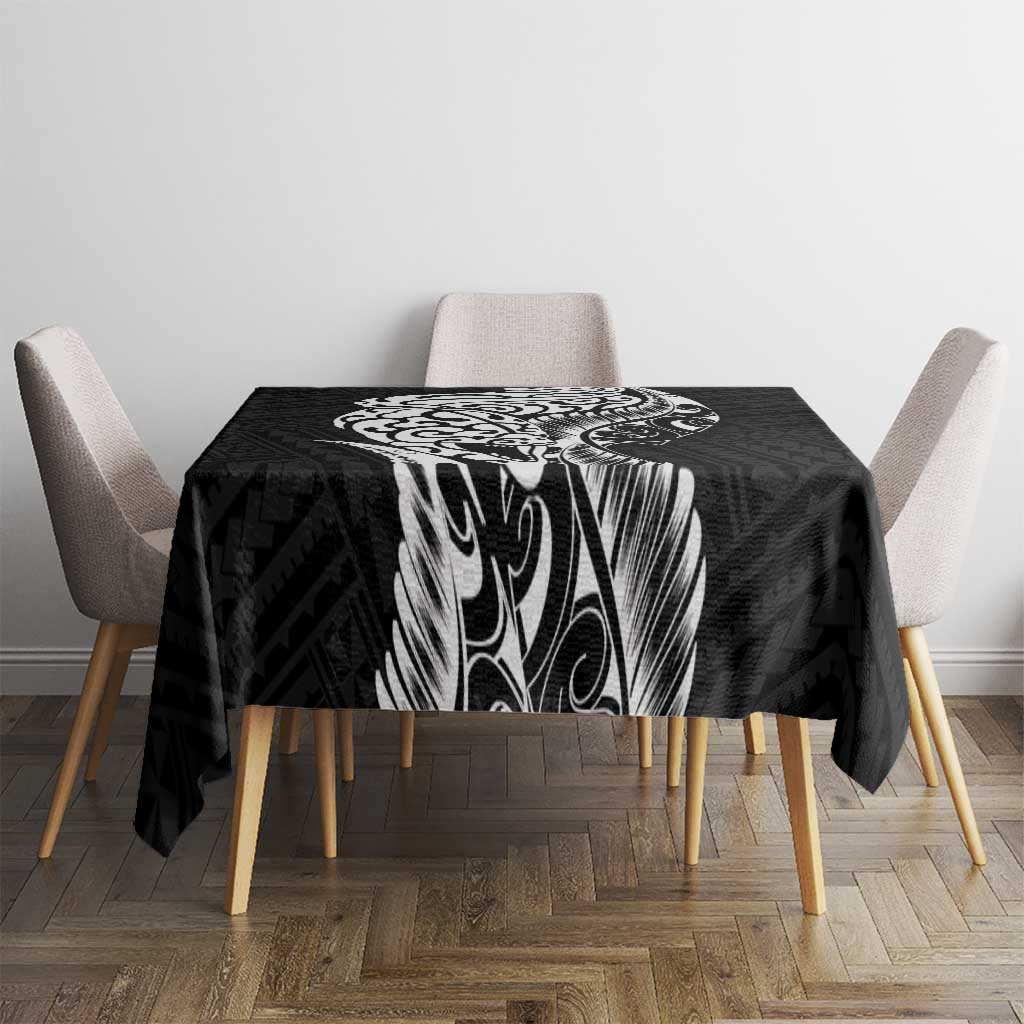 New Zealand Eel Tablecloth Tuna Aotearoa Maori Patten - Black LT14 - Polynesian Pride