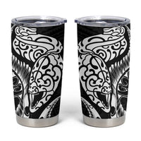 New Zealand Eel Tumbler Cup Tuna Aotearoa Maori Patten - Black LT14 Black - Polynesian Pride