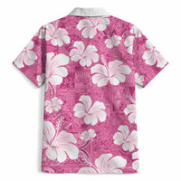 Pink Bula Fiji Masi Hibiscus Seamless Hawaiian Shirt LT14 - Polynesian Pride