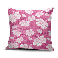 Pink Bula Fiji Masi Hibiscus Seamless Pillow Cover LT14 Pink - Polynesian Pride