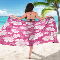 Pink Bula Fiji Masi Hibiscus Seamless Sarong LT14 - Polynesian Pride