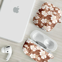 Brown Bula Fiji Masi Hibiscus Seamless AirPods Case