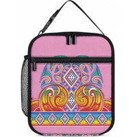 Rainbow Ngaru Taniko With Aotearoa Maori Tattoo Lunch Bag