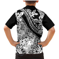 polynesia-family-matching-mermaid-dress-and-hawaiian-shirt-polynesian-tropical-flowers-black-pastel-vibes