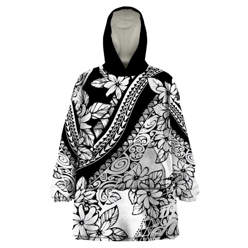 polynesia-wearable-blanket-hoodie-polynesian-tropical-flowers-black-pastel-vibes