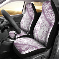 Polynesia Car Seat Cover Polynesian Tropical Flowers Purple Pastel Vibes LT14 - Polynesian Pride