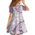 Polynesia Family Matching Puletasi Dress and Hawaiian Shirt Polynesian Tropical Flowers Purple Pastel Vibes LT14 - Polynesian Pride