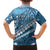 Blue Bula Fiji Family Matching Puletasi and Hawaiian Shirt Fijian Language Week Tapa Cloth - Pastel