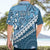 Blue Bula Fiji Hawaiian Shirt Fijian Language Week Tapa Cloth - Pastel