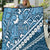 Blue Bula Fiji Quilt Fijian Language Week Tapa Cloth - Pastel