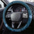 Blue Bula Fiji Steering Wheel Cover Fijian Language Week Tapa Cloth - Pastel