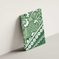Green Bula Fiji Canvas Wall Art Fijian Language Week Tapa Cloth - Pastel LT14 - Polynesian Pride