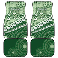 Green Bula Fiji Car Mats Fijian Language Week Tapa Cloth - Pastel LT14 - Polynesian Pride