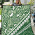 Green Bula Fiji Quilt Fijian Language Week Tapa Cloth - Pastel