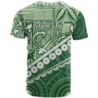 Green Bula Fiji T Shirt Fijian Language Week Tapa Cloth - Pastel LT14 - Polynesian Pride