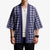 Navy Blue Japanese Palaka Pride Kimono - Polynesian Pride