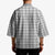 Gray Japanese Palaka Pride Kimono - Polynesian Pride