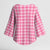 Pink Japanese Palaka Pride Kimono Sleeve Blouse - Polynesian Pride