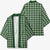 Hunter Green Japanese Palaka Pride Kimono - Polynesian Pride