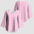 Light Pink Japanese Palaka Pride Kimono Sleeve Blouse - Polynesian Pride