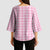 Light Pink Japanese Palaka Pride Kimono Sleeve Blouse - Polynesian Pride