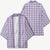 Lavender Japanese Palaka Pride Kimono - undefined