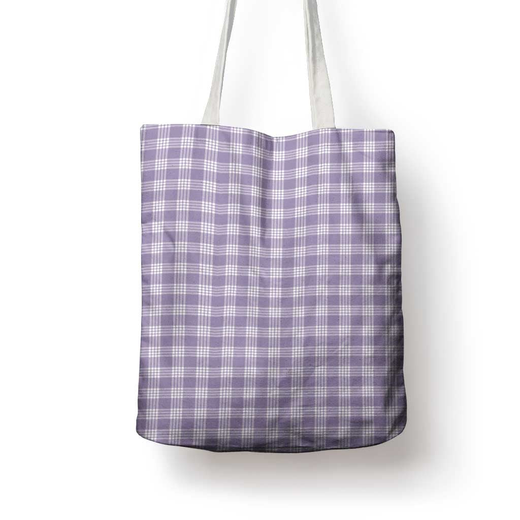 Lavender Japanese Palaka Pride Tote Bag - undefined