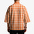 Orange Japanese Palaka Pride Kimono - Polynesian Pride