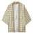 Khaki Japanese Palaka Pride Kimono - Polynesian Pride
