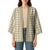 Khaki Japanese Palaka Pride Kimono - Polynesian Pride