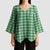 Purple Japanese Palaka Pride Kimono Sleeve Blouse - Polynesian Pride