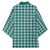 Teal Japanese Palaka Pride Kimono - Polynesian Pride