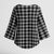 Black Japanese Palaka Pride Kimono Sleeve Blouse - Polynesian Pride
