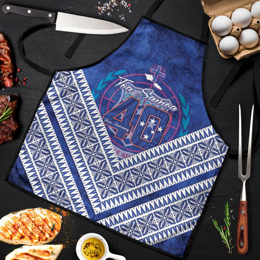 Toa Samoa Rugby Apron 40th Anniversary Samoan Siapo Pattern