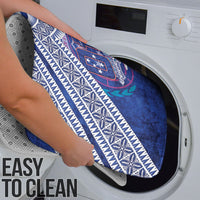 Toa Samoa Rugby Bathroom Set 40th Anniversary Samoan Siapo Pattern LT14 - Polynesian Pride